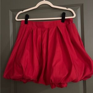 Elegant Red Women's Skirt